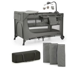 KinderKraft Łóżeczko turystyczne JOY 2 DARK GREY