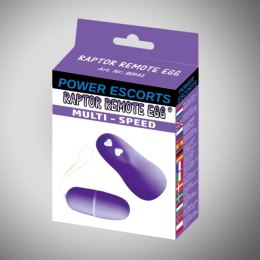 POWER ESCORTS Raptor remote egg purple remote egg