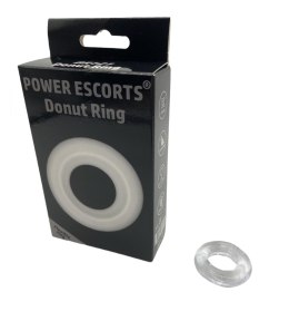 POWER ESCORTS Ring-Donut Cockring Clear