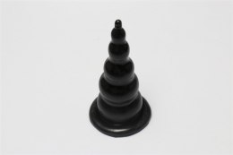 POWER ESCORTS Rocket drill 7,3 inch black large anal plug 7,3 inch / 18,5 cm